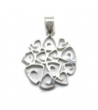 PE001305 Handmade genuine sterling silver pendant solid hallmarked 925 Empress